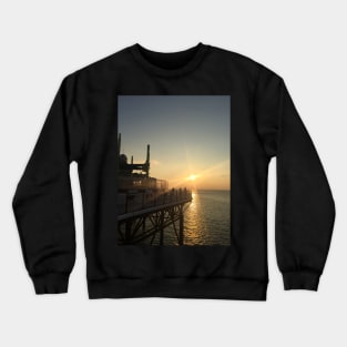 Brighton Pier at Sunset Crewneck Sweatshirt